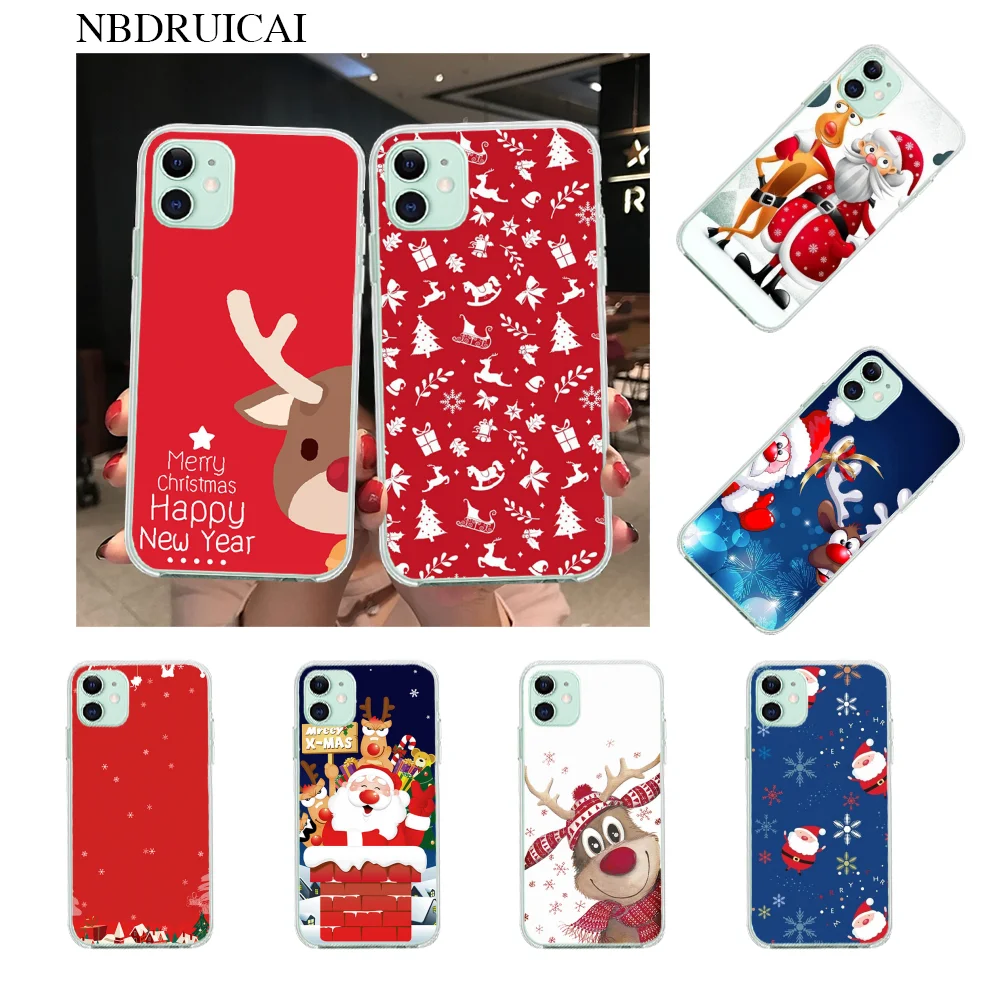 NBDRUICAI Рождественский Роскошный Уникальный Дизайн чехол для телефона iPhone 11 pro XS MAX 8