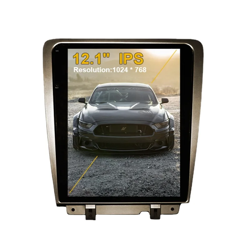 Tesla Style Android 9.0 Car GPS Navigation for Ford Mustang 2009-2015 Auto Radio Stereo Multimedia DVD Player Head Unit | Автомобили и
