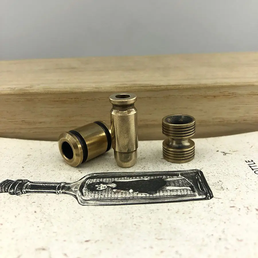 EDC инструменты шарики для ножей латунные цилиндрические бусы на шнурок Паракорд