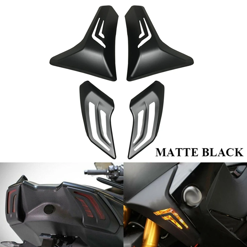 

Для Yamaha T-MAX TMAX 530 2017 2018 2019 указатель поворота Крышка Хвост оболочки крышки матового черного цвета