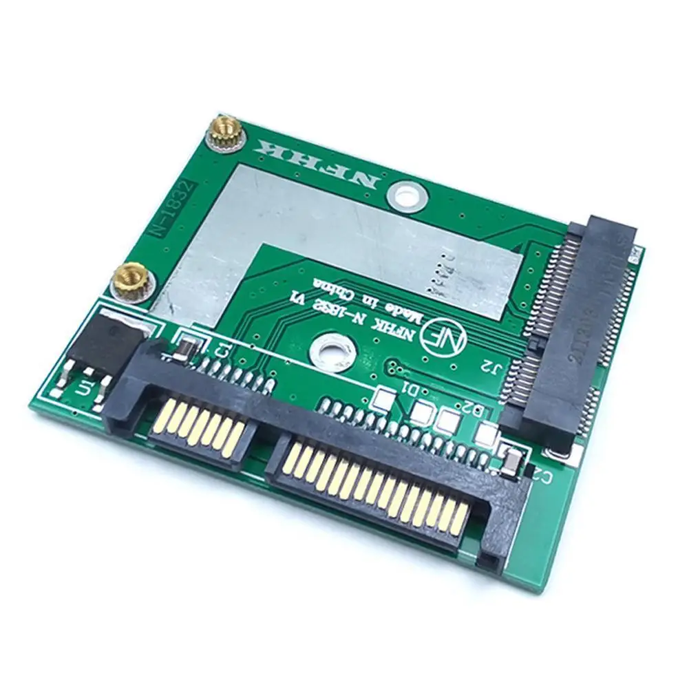 

MSATA SSD To 2.5'' SATA 6.0gps Adapter Converter Card Module Board Mini Pcie SSD High Quality