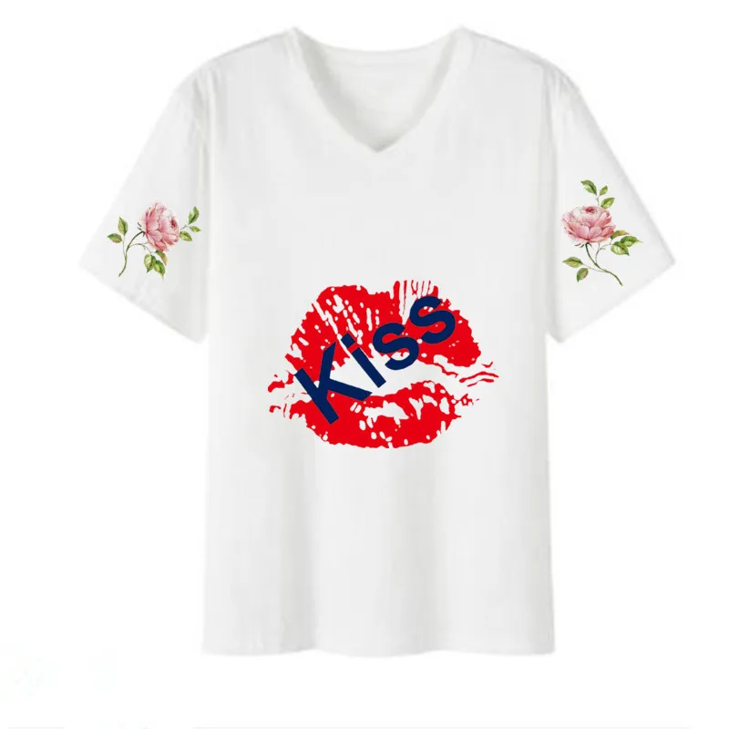 Нашивка странные вещи ПВХ Красные Губы Поцелуй железо на переводе одежды