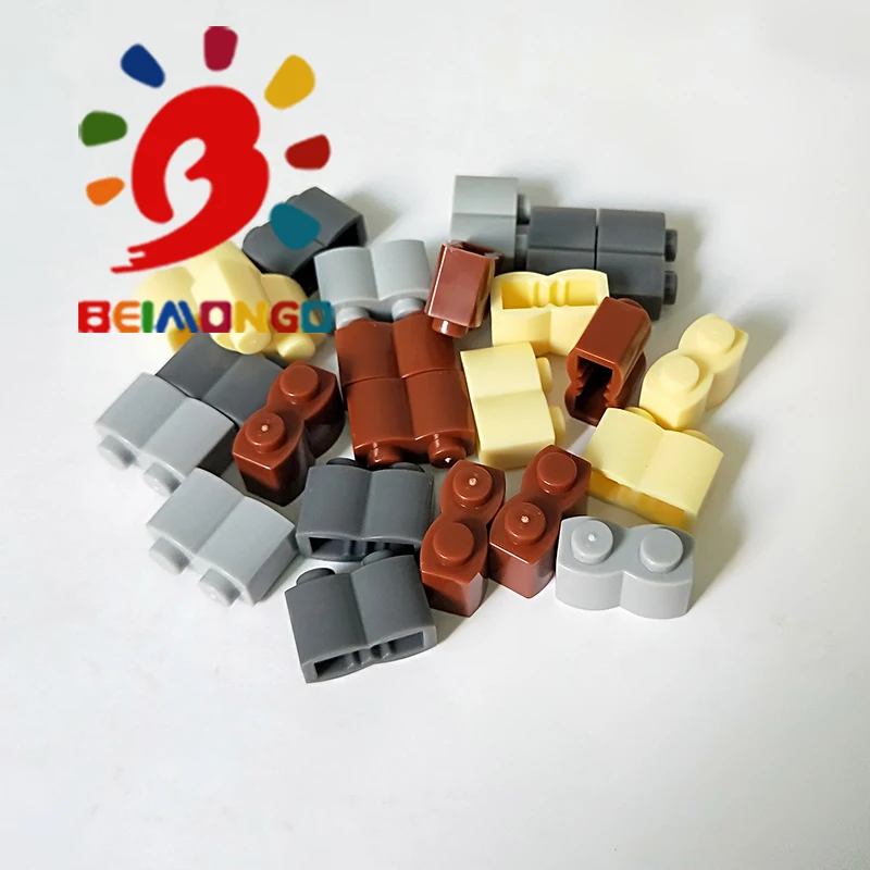 Бесплатная доставка! строительные блоки BEIMONGO кирпич 30136*1x2*100 шт Edu &