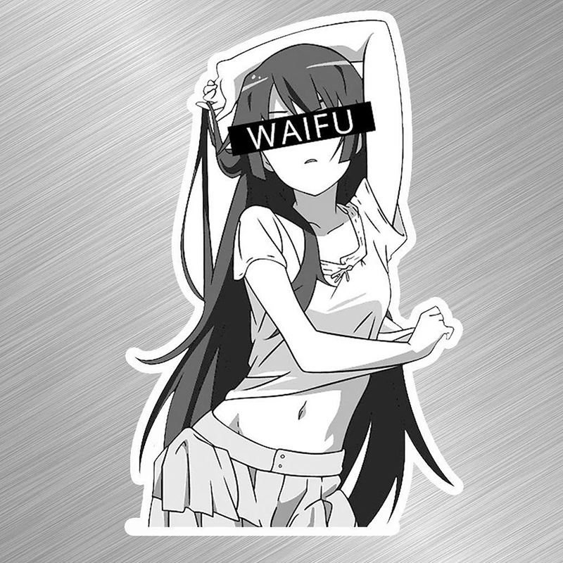 20*13 1 см Waifu девушка винил Стикеры наклейка Красота искушение наклейки на