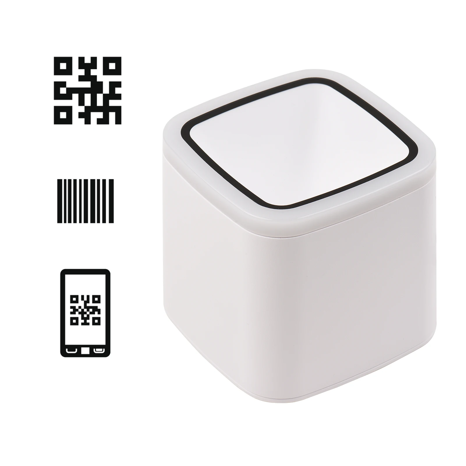 1D 2D QR сканер штрих-кода платформа свободные руки USB проводной считыватель CMOS