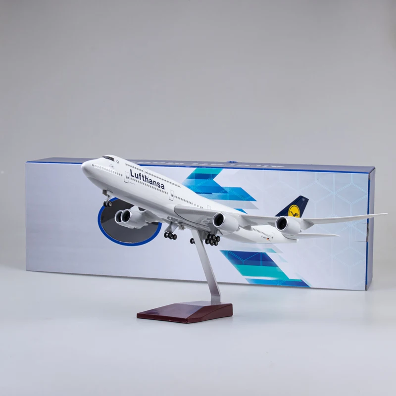 47 см 1/160 Самолет Авиакомпания Lufthansa B747 8 747 гражданского модель авиалайнера