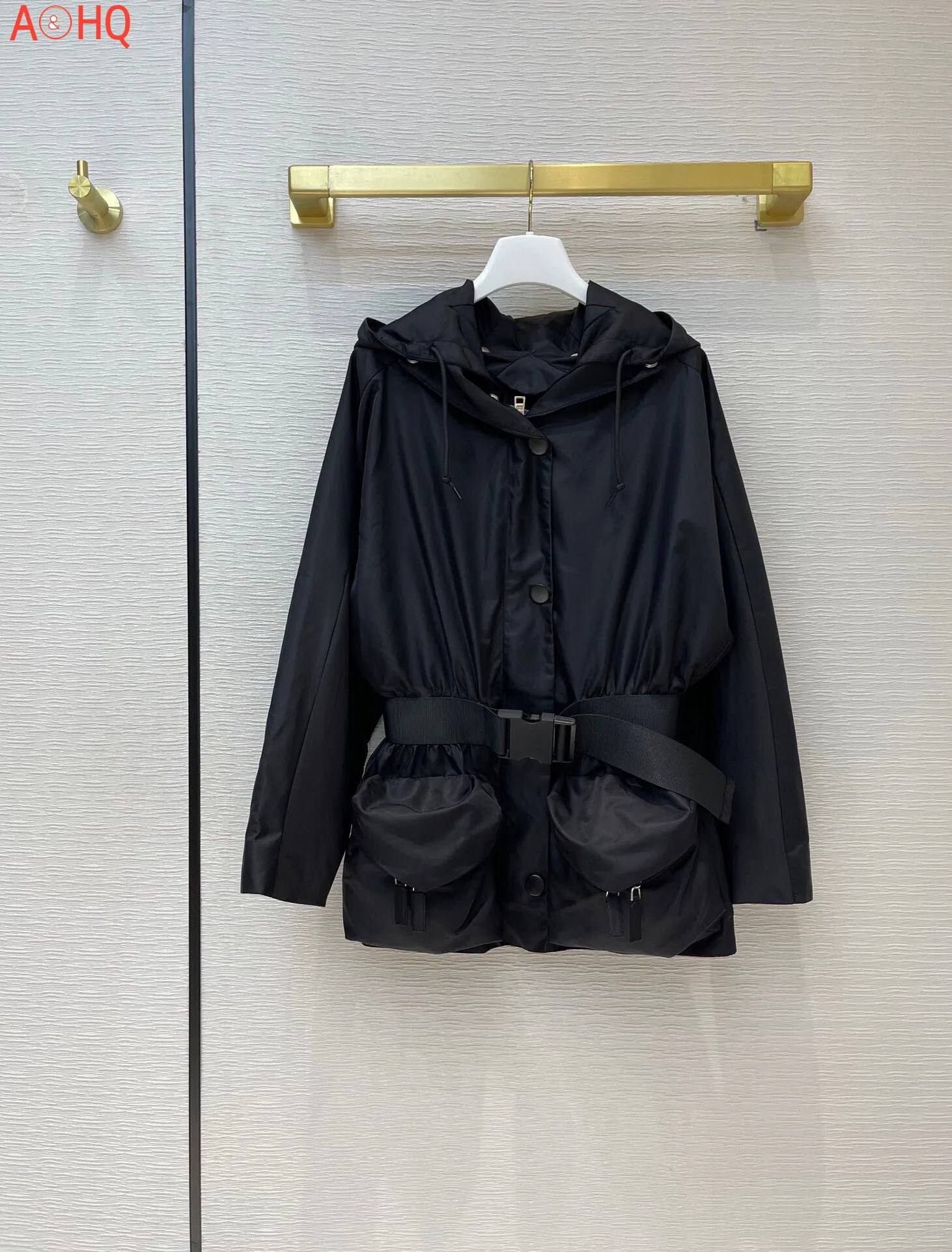 

Женская куртка с капюшоном, роскошная модная свободная функциональная куртка с капюшоном, лето 33615