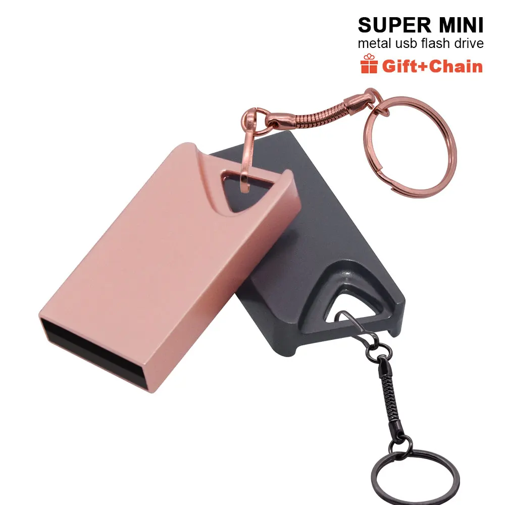 Металлический флеш диск USB 2 0 32 ГБ 16 8 4 Флешка флешка Cle Usb мини 64 Гб u