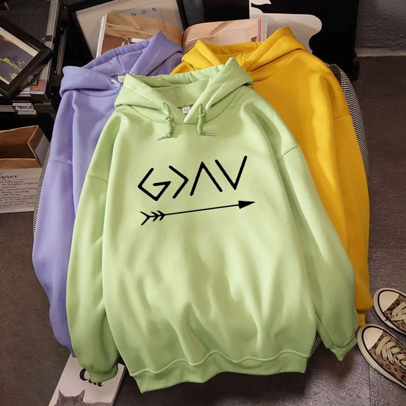 Милые толстовки для женщин свитшоты с капюшоном забавным принтом стрелы пуловер