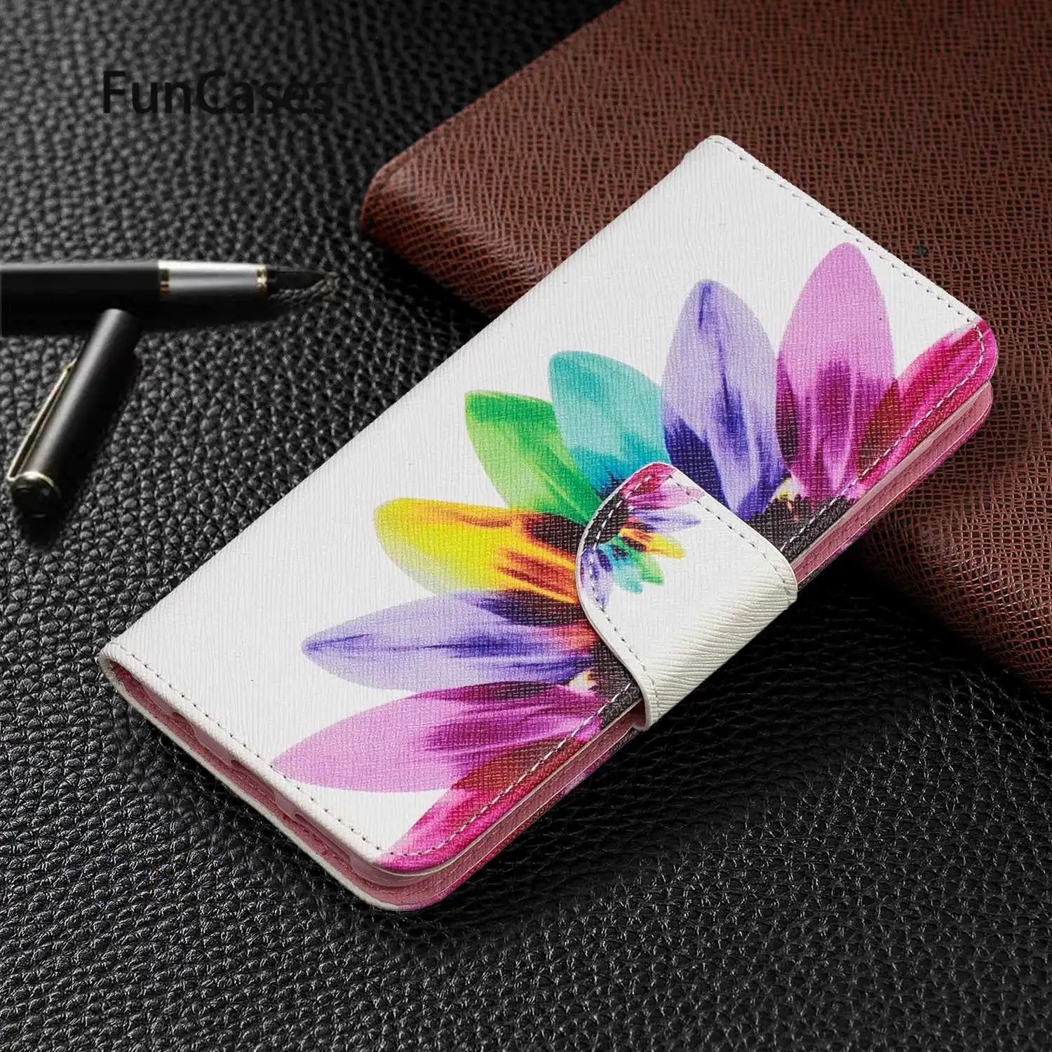 Чехол для телефона Butterflys из искусственной кожи samsung A71 etui A20E A20S A10E Note 10 Pro S11E A10S A51