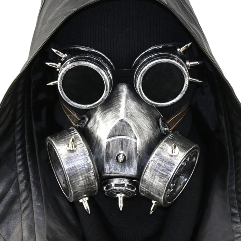 Антивирусная маска в стиле стимпанк противозапотевающая для косплея мужчин и