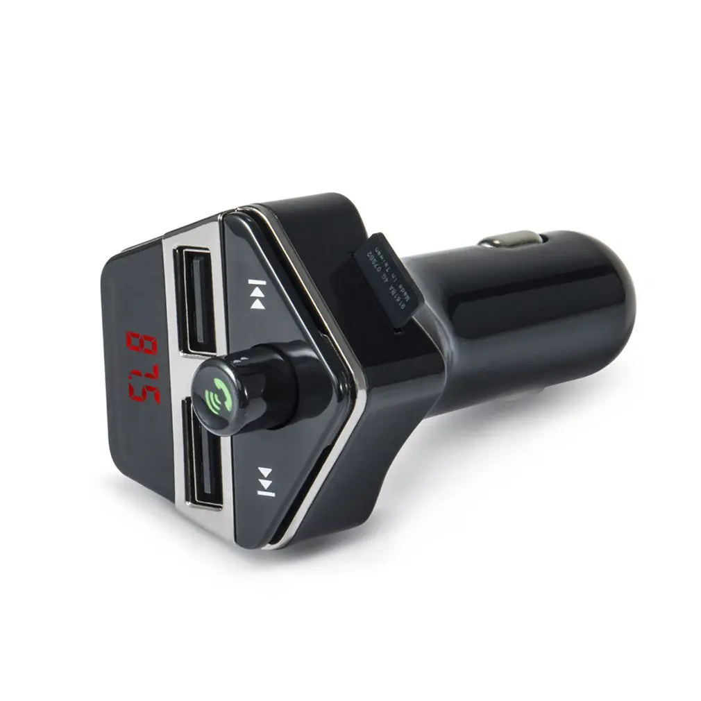 ST06 Portable Car Handsfree Kit FM Transmitter MP3 Player Dual USB Charger TF/U Disk Music Playing Tool |