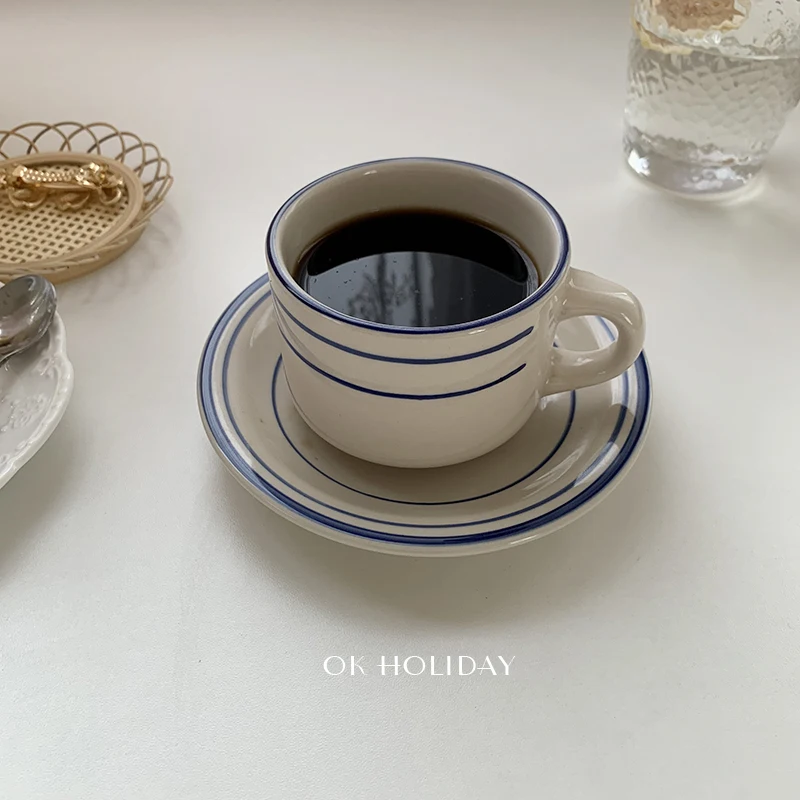 Керамический простой винтажный чайный набор креативный арабский кофейный