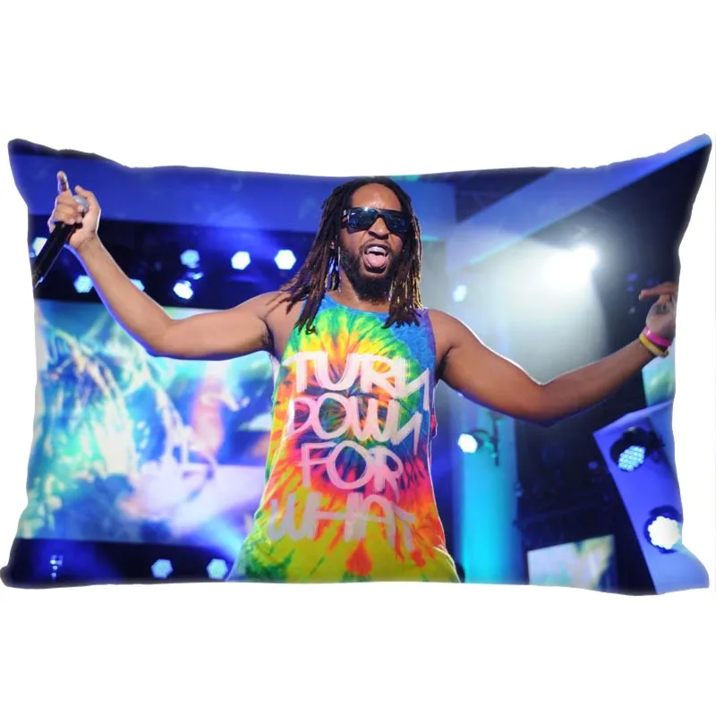 

Hot Sale Lil Jon Rectangle Pillowcase Custom Home textile Zipper Pillowcase Pillow Cover Size 45*35cm (one side) Print