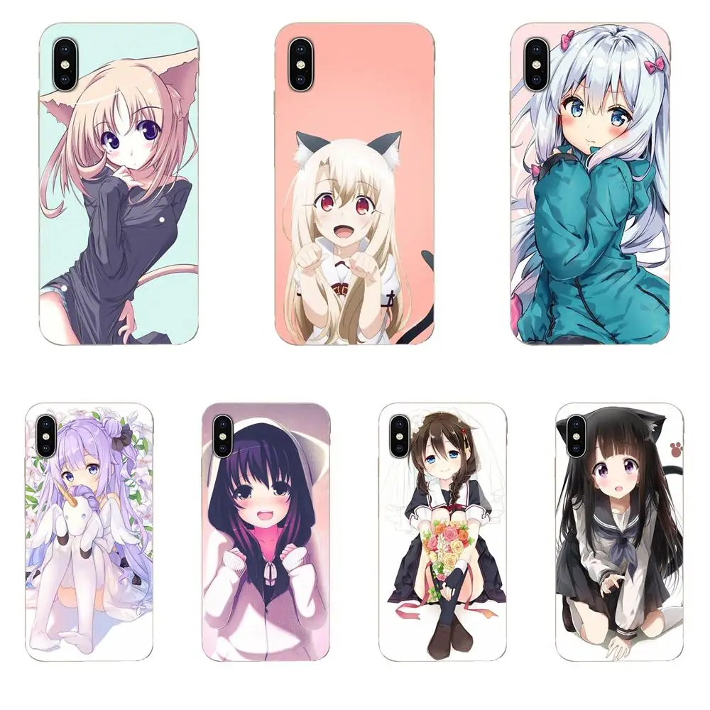 Для Sony Xperia Z Z1 Z2 Z3 Z4 Z5 compact Mini M2 M4 M5 T3 E3 E5 XA XA1 XZ Premium красочный мультяшный аниме Kawaii Girl