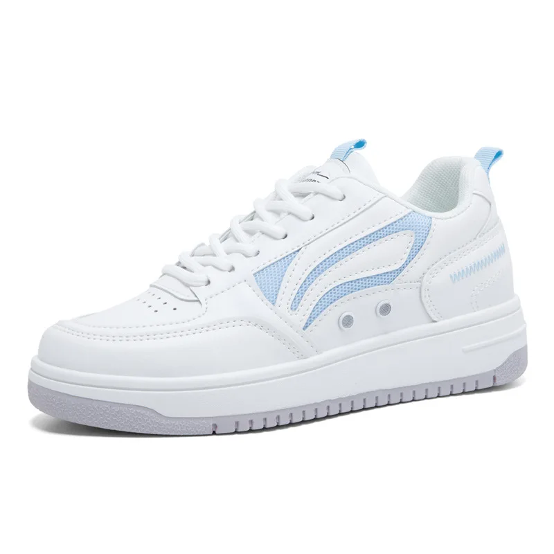 

White Sneakers Woman Flats Shoes Women's Shoes Spring 2021 Fashion Women Casual Sneakers On Platform Woman Shoe Skateboard Solid