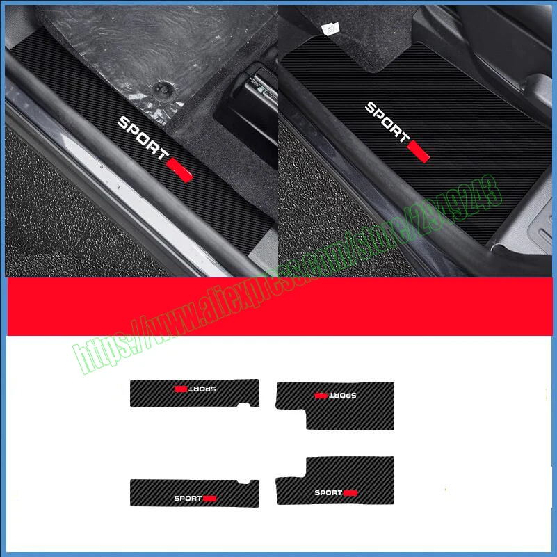 Стильная Автомобильная наклейка из углеродного волокна для Ford Explorer 2020 2021 2022 s