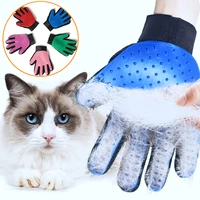 cat grooming glove for cats wool glove pet hair deshedding brush comb glove for pet dog cleaning massage glove for animal