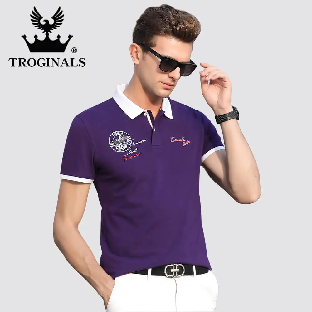 Мужская футболка поло с коротким рукавом Paul летняя рубашка из футбольной ткани