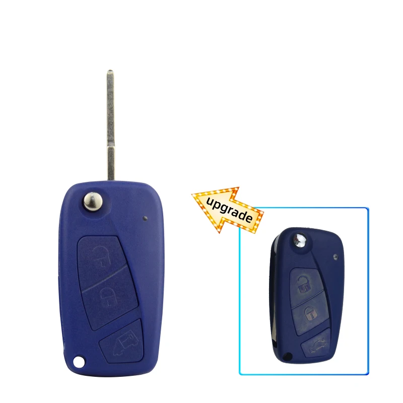 OkeyTech 3 кнопки для FIAT Punto Ducato Stilo панда сменный складной дистанционный ключ