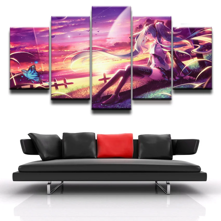 Wall Art холст картины печать фотографии Современное украшение для дома рамка 5 шт.