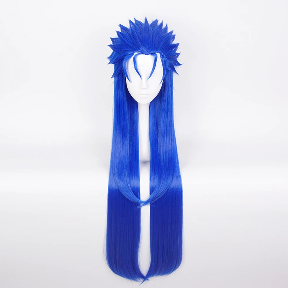 Fate Extra Lancer FGO Cu Chulainn маскарадный Кастер прямой длина 100 см синие синтетические