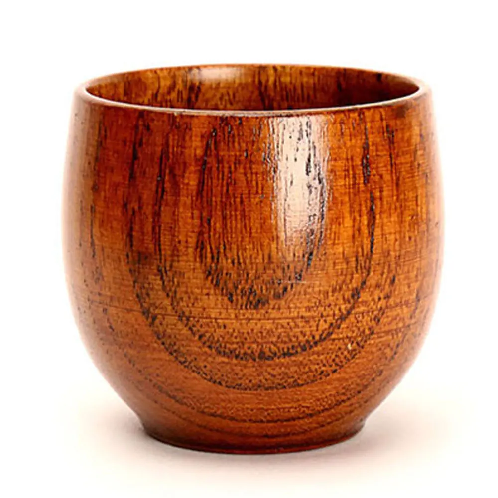 Durable Practical Natural Wooden Home Bar Mini Cup 50ml Wine Juice Drinking Mug Restaurant Coffee Handmade Wood Teacup | Дом и сад