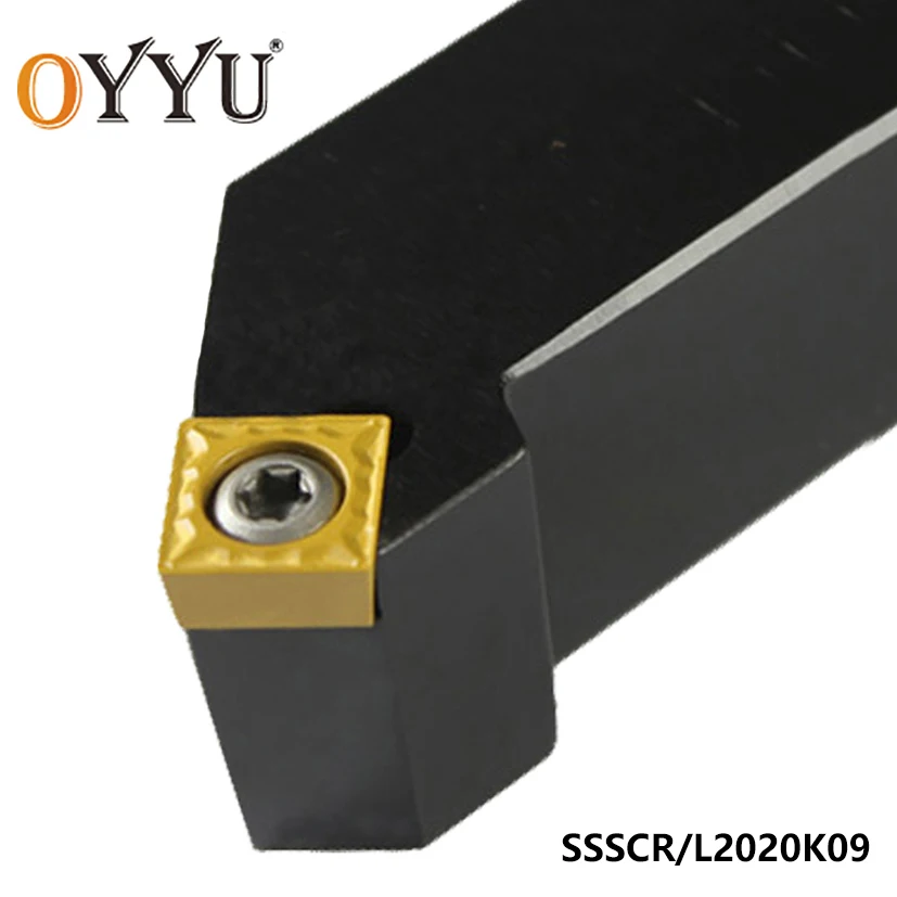 

OYYU SSSCR2020K09 SSSCL2020K09 SSSCR SSSCL 2020 Turning Tool Holder 20mm Lathe Cutter CNC Boring Bar SCMT09T304 Carbide Inserts