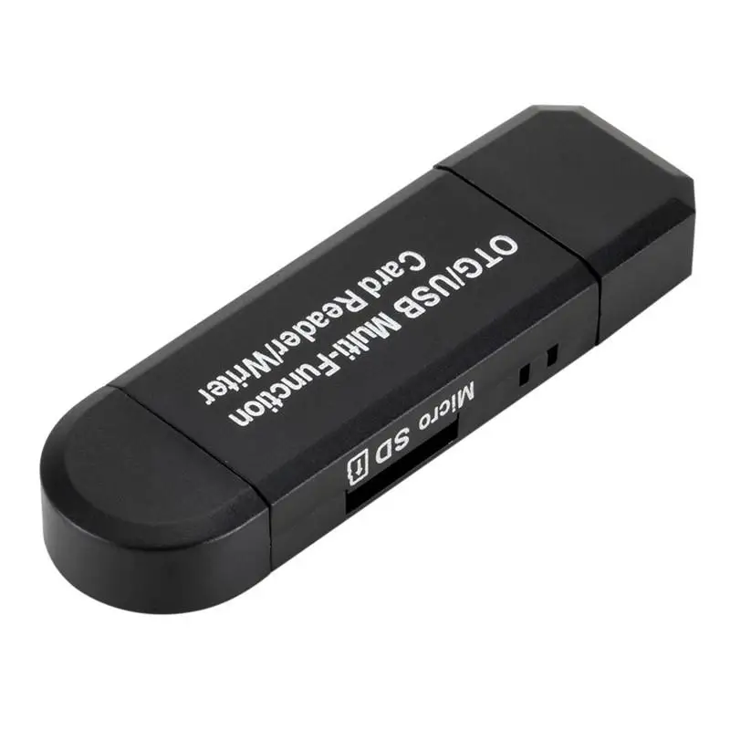 Многофункциональный OTG считыватель карт памяти Micro SD/SD карты/USB телефон кард-ридер