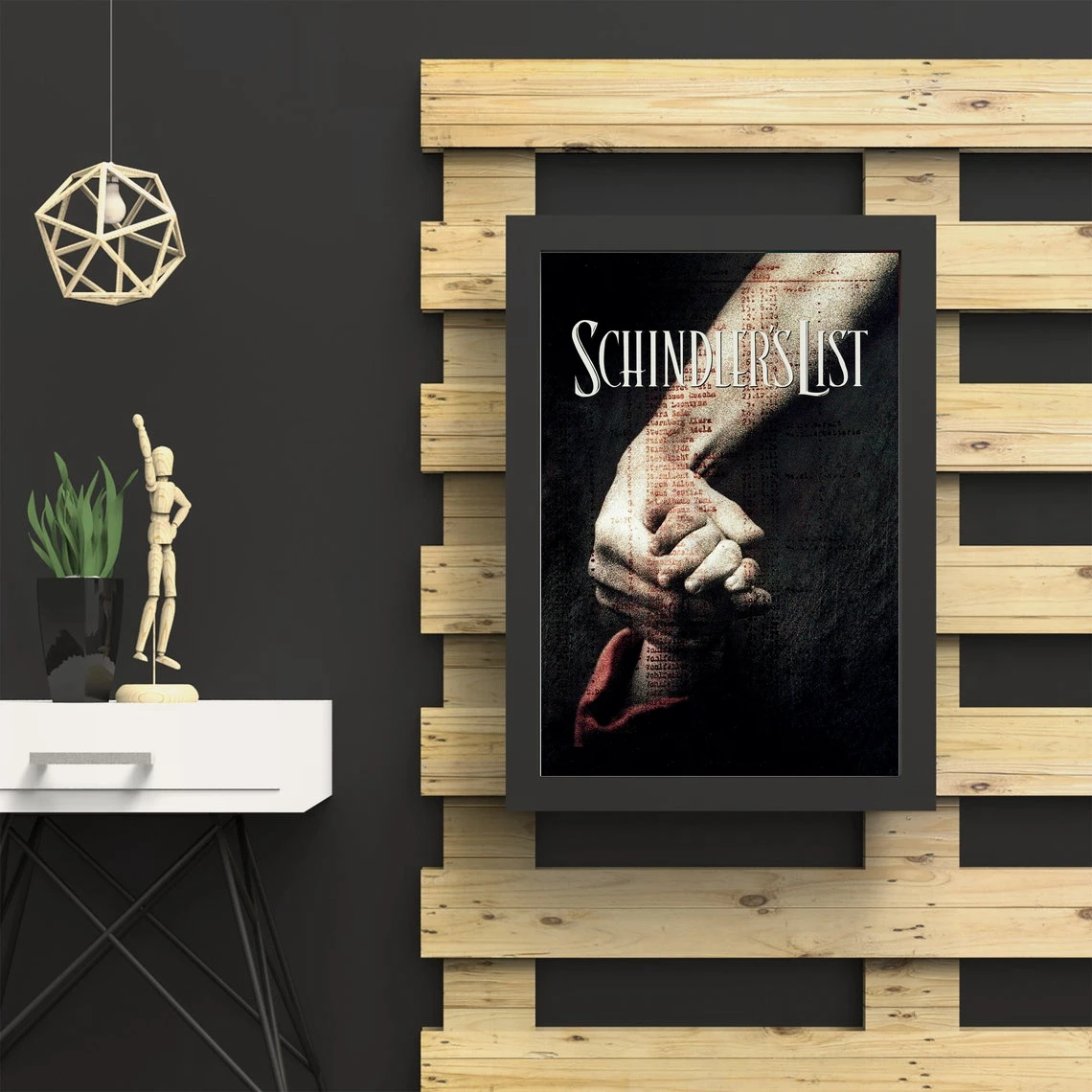 Постер Список Schindler (1993) фильм американской исторической драмы Лиам несон Бен