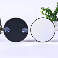mini magnifying makeup mirror portable cosmetic mirror with suction cups pocket round black compact mirror makeup tools