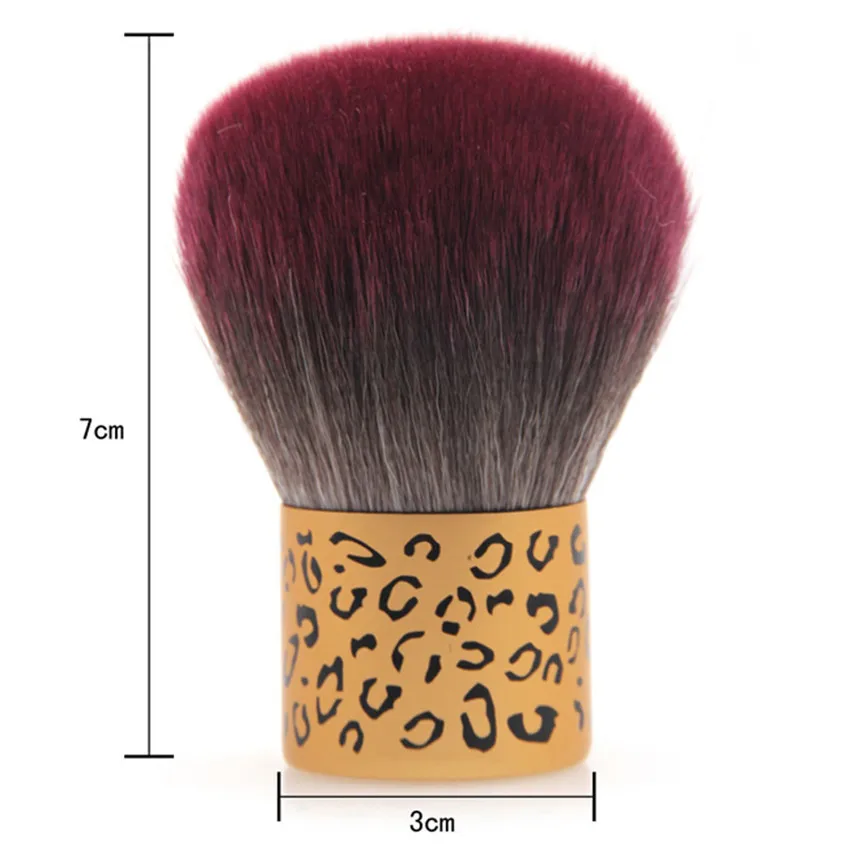 Кисти для макияжа SAIANTTH с леопардовым принтом румян основы пудры