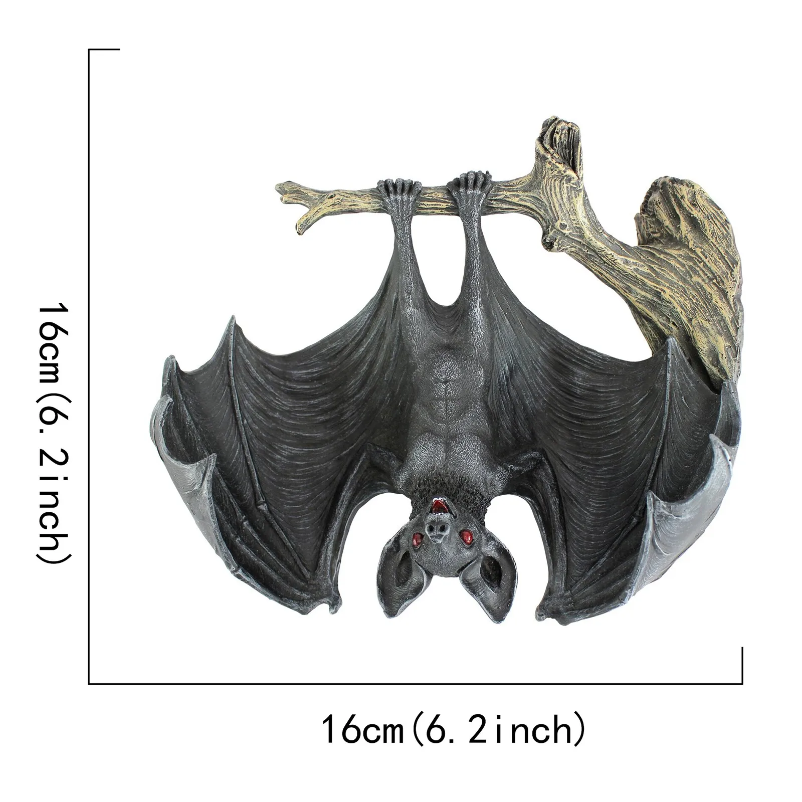 

1 Pc Anime Bat Statue Decoration Funny Black Bat Home Outdoor Decoration Pendant Ornaments Landscape Doll Garden Statues