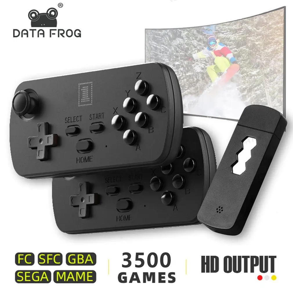 Мини HDMI совместимая ТВ игровая консоль Y3 комплект беспроводной ручной видео 4K