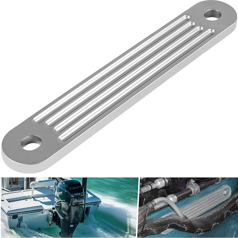 

NONY TSP-2DP Marine Transom Support Plate Fits Top Bolt Pattern of Outboard, 12" X 2", 10" Bolt Hole Pattern-Silver