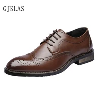 big size 48 genuine leather shoes for men brogue italian dress men formal shoes 2021 classics retro business oxford shoes male