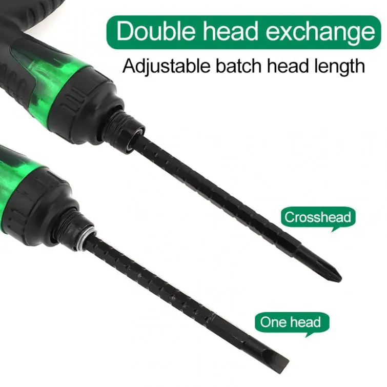 

6 Inch T-shape Telescopic Screwdriver Repair Hand Tool Double end Screw Driver Slotted Cross Magnetic Screwdriver for Repairing