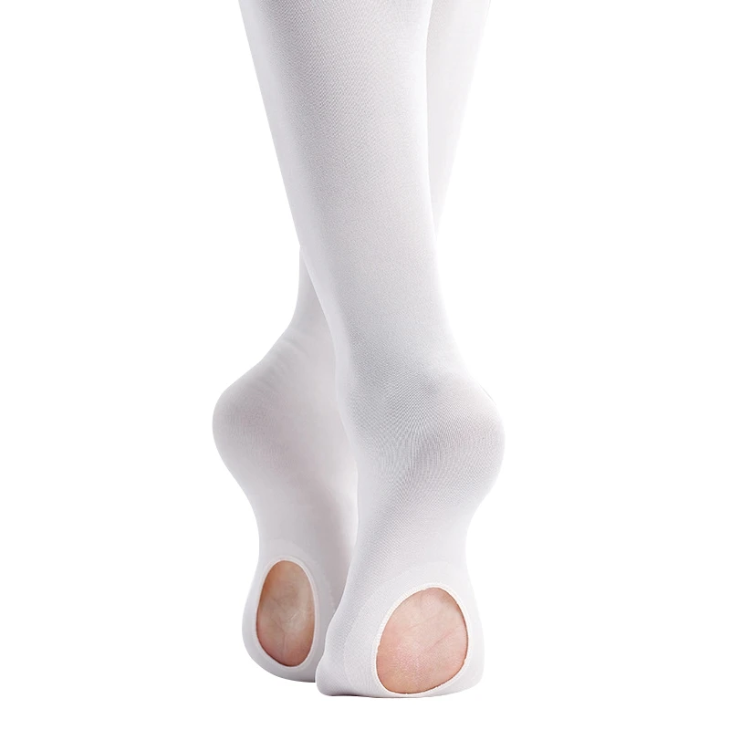 

2019 Brand Convertible Solid Color Dancing Tights Dance Stocking Ballet Pantyhose For Kids & Adults S M L