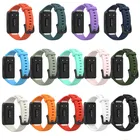 Ремешок силиконовый для Huawei Band 6, сменный Браслет для часов, спортивный браслет для Huawei 6, аксессуары для часов