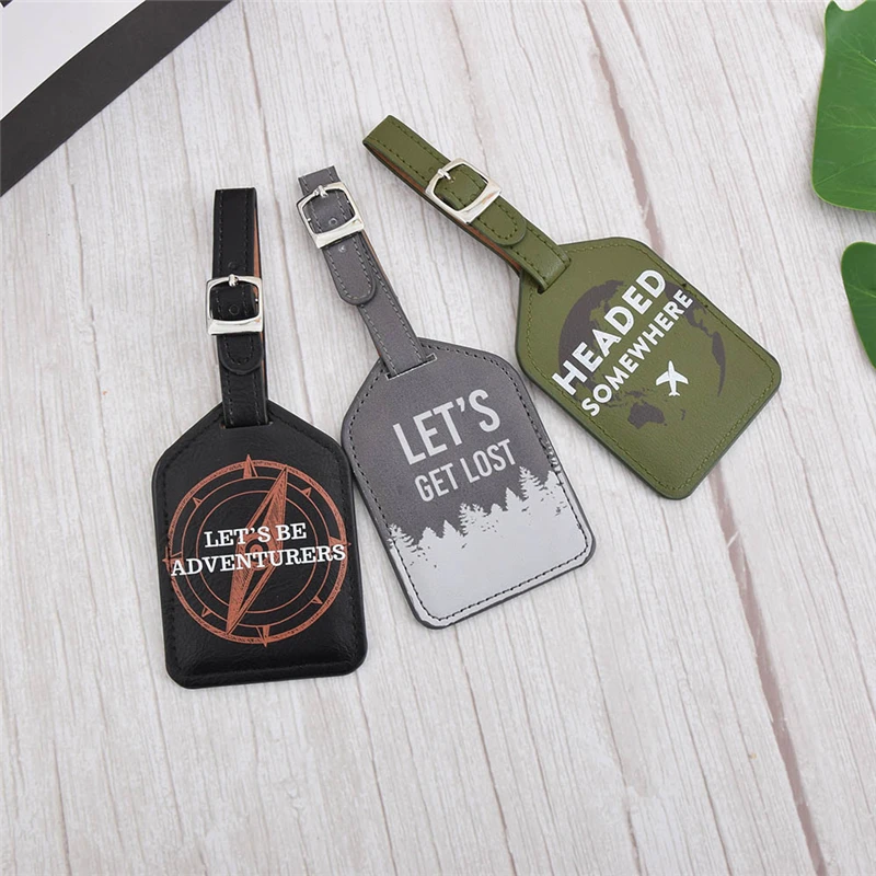 Кожаная бирка для багажа женские дорожные аксессуары силикагелевый чехол