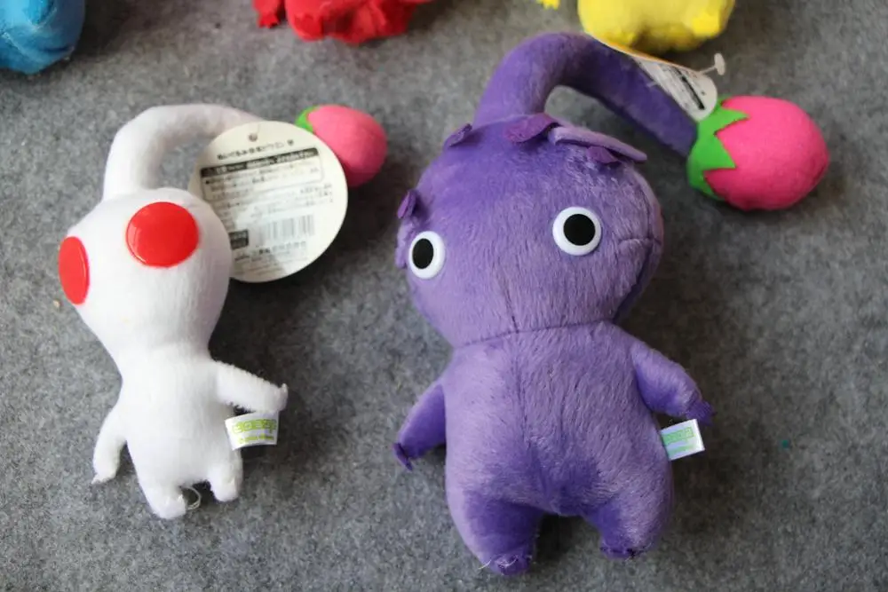 Juguete de peluche de Pikmin para ni&ntilde;os, flor amarilla, roja y azul, regalo encantador para juguetes peque&ntilde;os para ni&ntilde;os, regalo de cumplea&ntilde;os para ni&ntilde;os, novedad de 2021-5