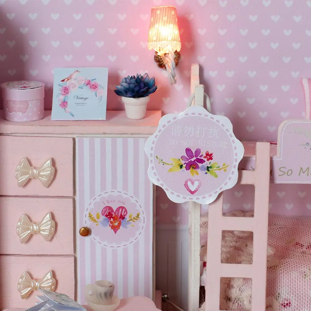 Diy 3D Miniature Doll House Kits Roombox Furniture Dollhouse Dust Cover Toys Birthday Gift for Children Adult | Игрушки и хобби