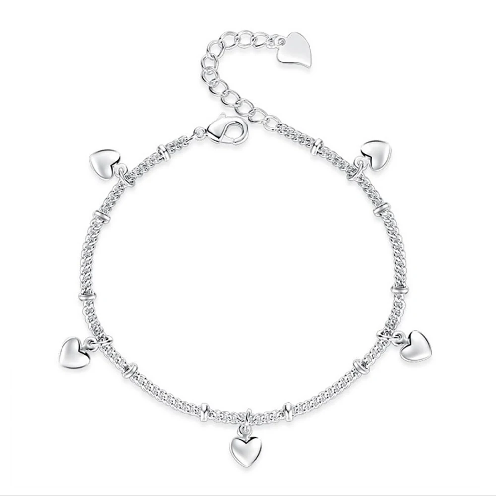 Новый список браслет женский пять Любви Шарм Браслет pulserira подарок свадьба lucky fine