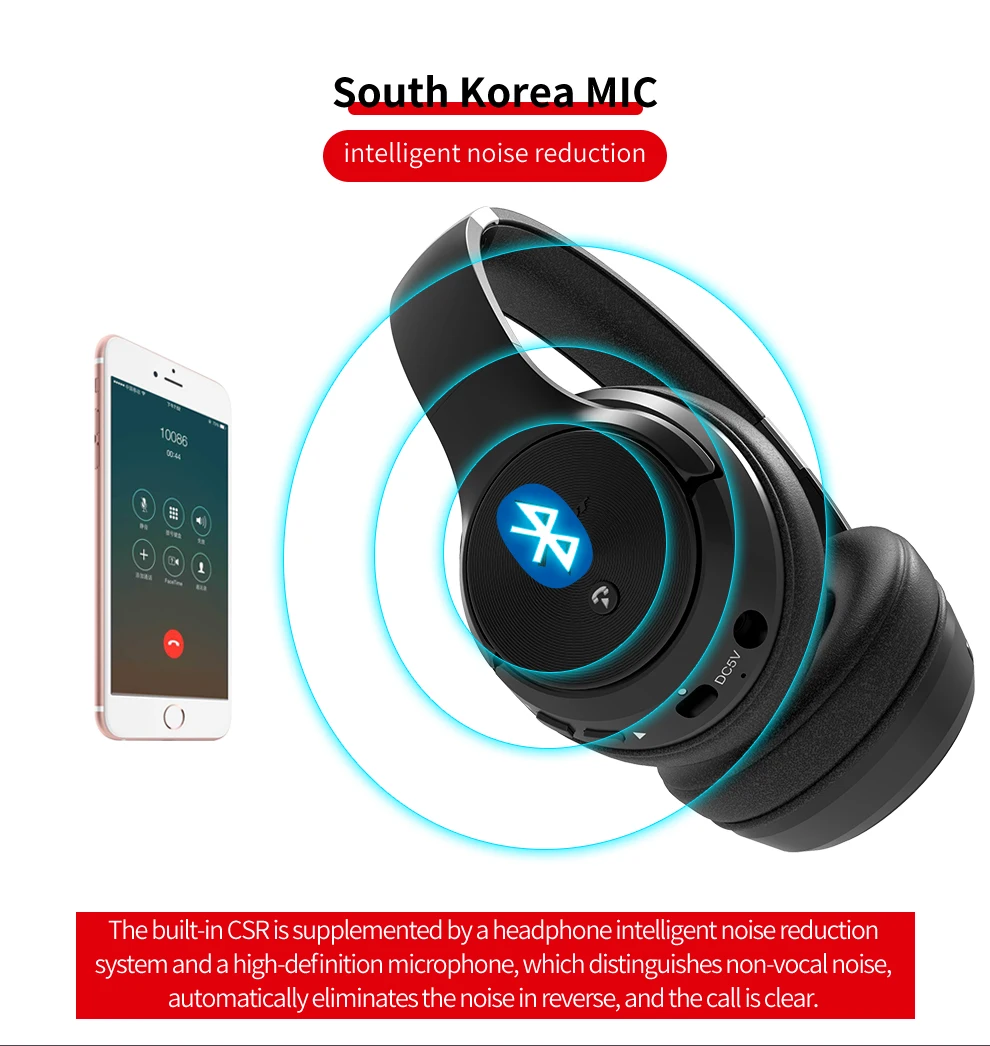 Фанатик B36 Шум шумоподавления наушники Bluetooth складная стерео Беспроводной