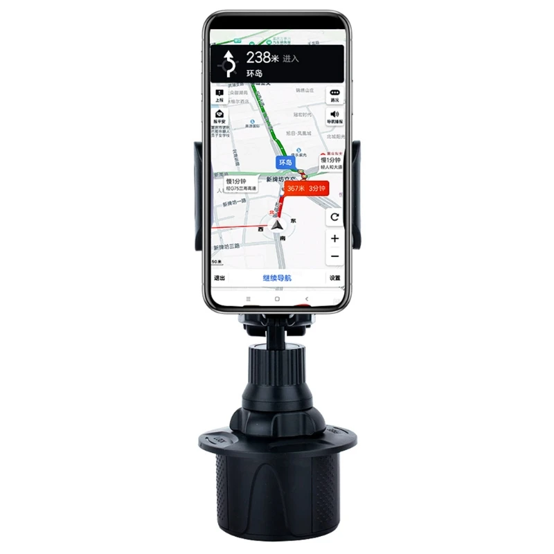

Car Cup Holder Mobile Phone Mount Adjustable Automobile Cup Cradle Bracket Stand R2JF