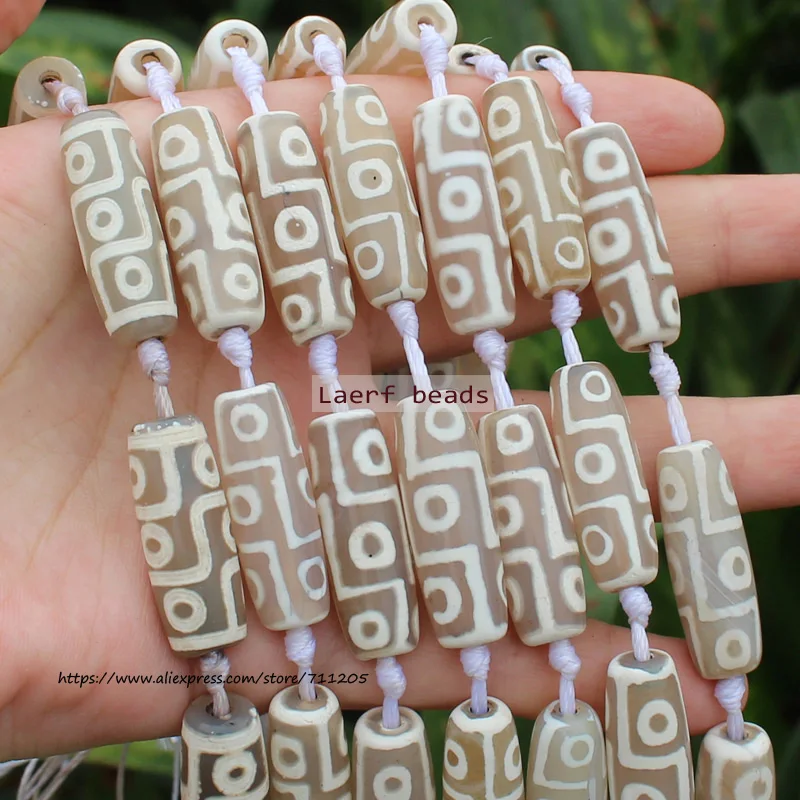 

3pcs, 28-30mm Many Pattern WHITE Dzi agates beads, Can Pick Different Beads for sell , For DIY Jewelry making !