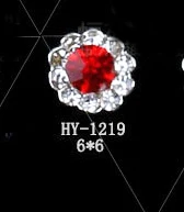 HY-1219 10pcs 10 шт./лот, сплав нейл-арта 3d с плоской задней частью красочные бриллианты ювелирные изделия Стразы для ногтей Советы украшения - Цвет: HY-1219 10pcs