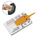 Инструмент для измерения глубины протектора автомобильных шин, глубина 0-20 мм, датчик глубины протектора колеса, для мотоцикла, прицепа, автомобиля, велосипеда