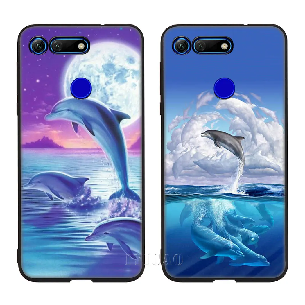 IYICAO океан животных Дельфин популярный Мягкий силиконовый чехол для huawei Honor view 20 9X