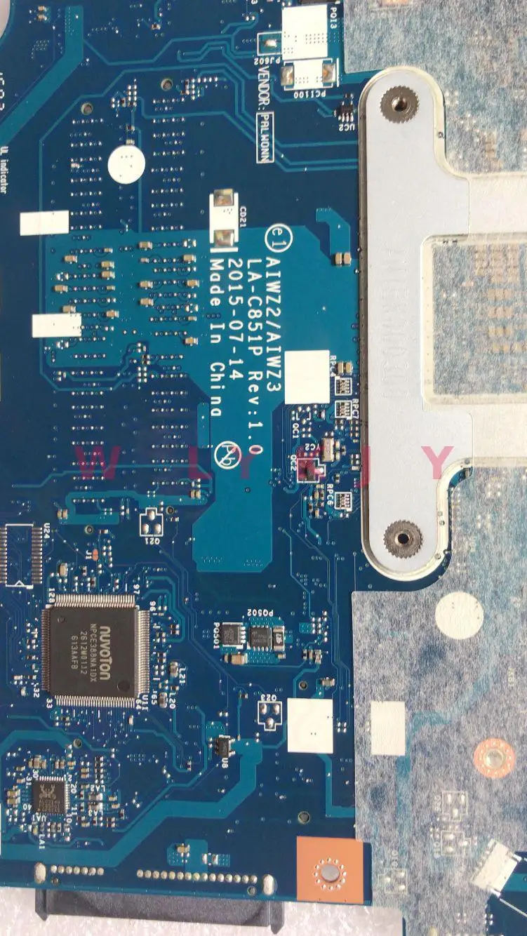 KTUXB AIWZ2/AIWZ3 LA C851P материнская плата для ноутбука Lenovo 500 15ISK ноутбук Процессор i3 6100U R7